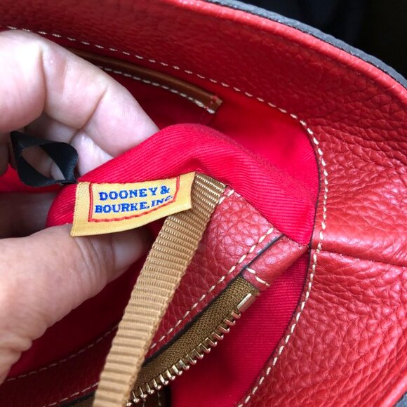Dooney & Bourke Red Tote - Picture 4 of 13
